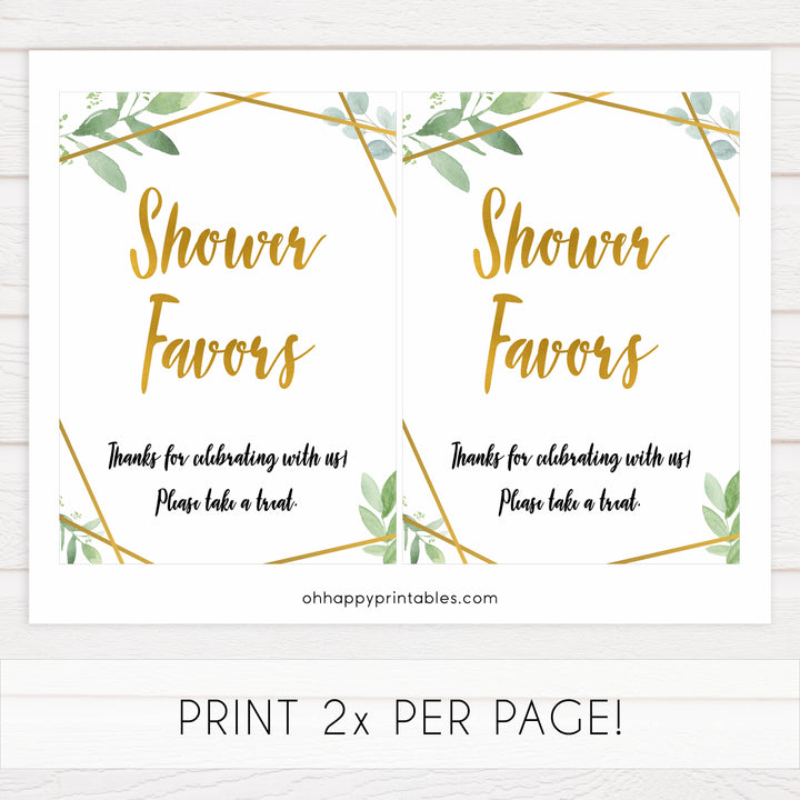 shower favors baby table signs, favors baby signs, Gold geometric baby decor, printable baby table signs, printable baby decor, gold table signs, fun baby signs, geometric fun baby table signs