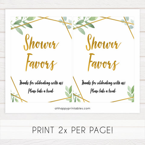 shower favors baby table signs, favors baby signs, Gold geometric baby decor, printable baby table signs, printable baby decor, gold table signs, fun baby signs, geometric fun baby table signs
