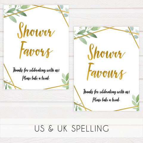 shower favors baby table signs, favors baby signs, Gold geometric baby decor, printable baby table signs, printable baby decor, gold table signs, fun baby signs, geometric fun baby table signs