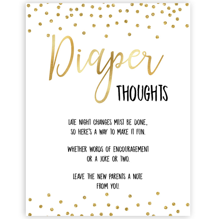 gold baby shower games, diaper thoughts games, printable baby games, fun baby games, popular baby games, baby shower games, gold baby games, print baby games, gold baby shower