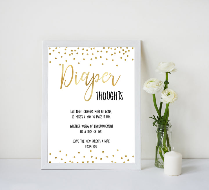 gold baby shower games, diaper thoughts games, printable baby games, fun baby games, popular baby games, baby shower games, gold baby games, print baby games, gold baby shower