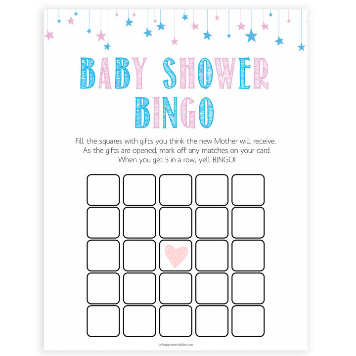 Gender reveal baby games, baby shower bingo baby game, gender reveal shower, fun baby games, gender reveal ideas, popular baby games, best baby games, printable baby games, gender reveal baby games