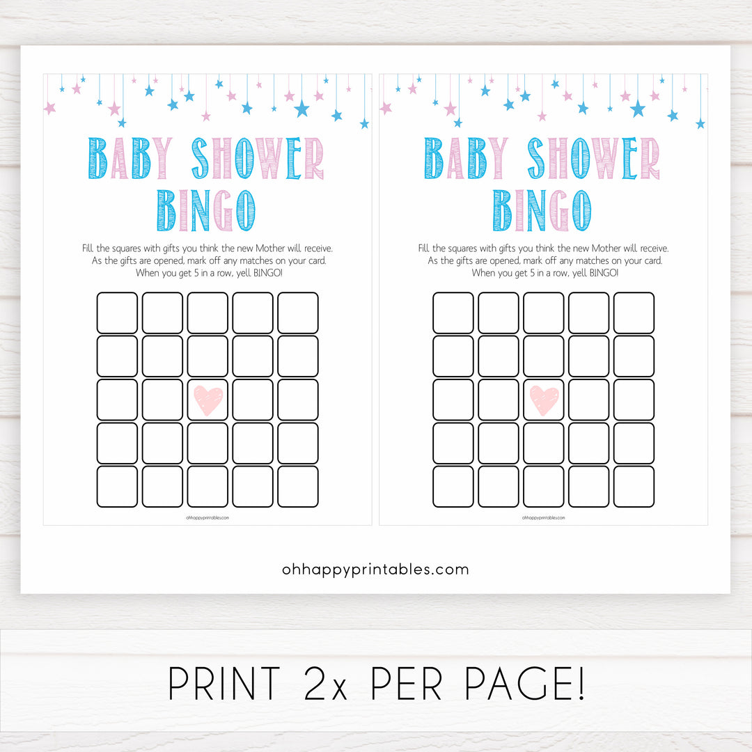 Gender reveal baby games, baby shower bingo baby game, gender reveal shower, fun baby games, gender reveal ideas, popular baby games, best baby games, printable baby games, gender reveal baby games