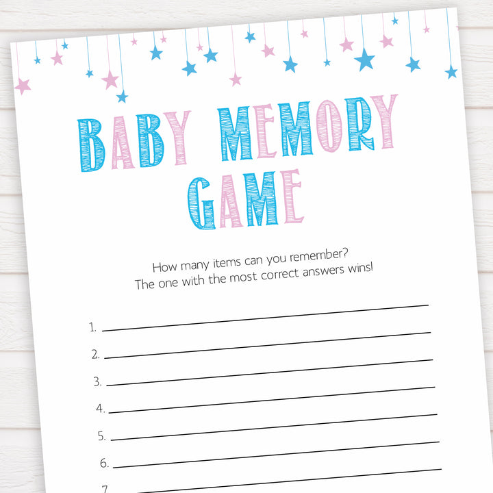 Gender reveal baby games, baby memory game baby game, gender reveal shower, fun baby games, gender reveal ideas, popular baby games, best baby games, printable baby games, gender reveal baby games