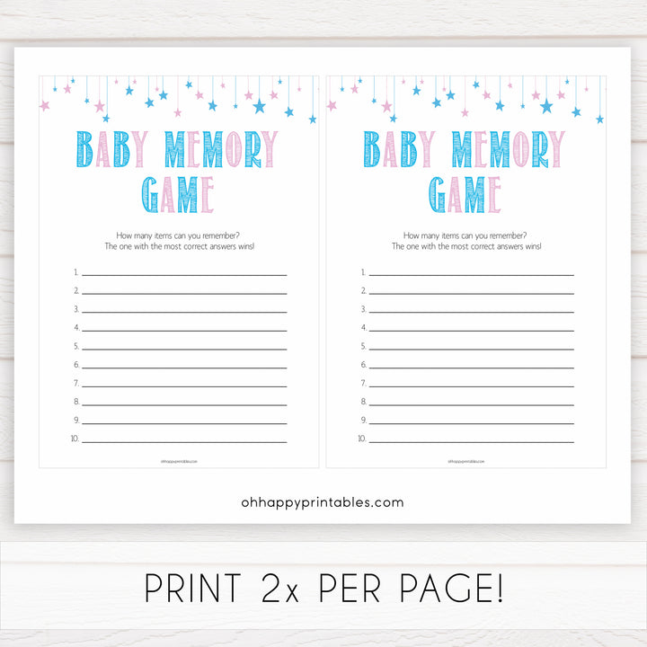 Gender reveal baby games, baby memory game baby game, gender reveal shower, fun baby games, gender reveal ideas, popular baby games, best baby games, printable baby games, gender reveal baby games