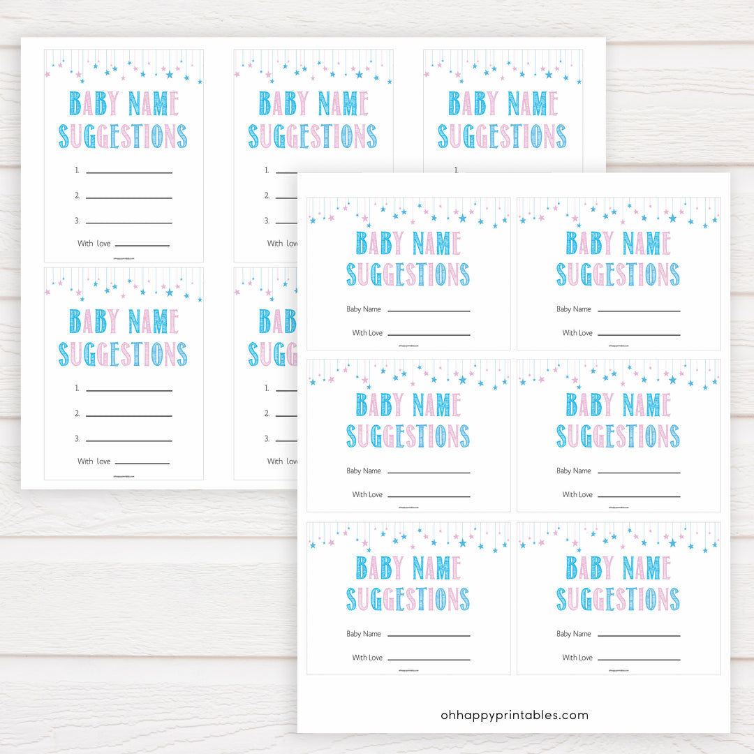 Gender reveal baby games, baby name suggestions baby game, gender reveal shower, fun baby games, gender reveal ideas, popular baby games, best baby games, printable baby games, gender reveal baby games