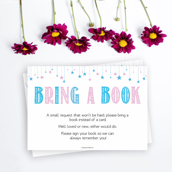 gender reveal baby games, bring a book baby game, baby invite insert, bring a book, top 10 baby games, printable baby games, fun baby games