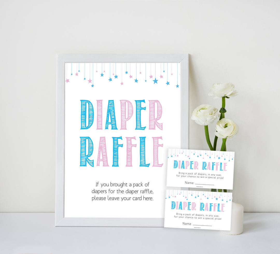 Gender reveal baby games, diaper raffle baby game, gender reveal shower, fun baby games, gender reveal ideas, popular baby games, best baby games, printable baby games, gender reveal baby games