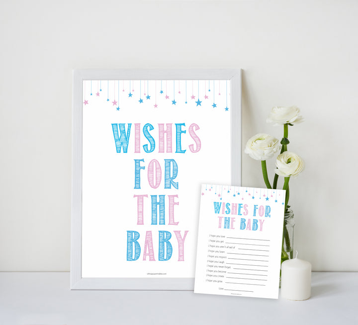 Gender reveal baby games, wishes for the baby baby game, gender reveal shower, fun baby games, gender reveal ideas, popular baby games, best baby games, printable baby games, gender reveal baby games