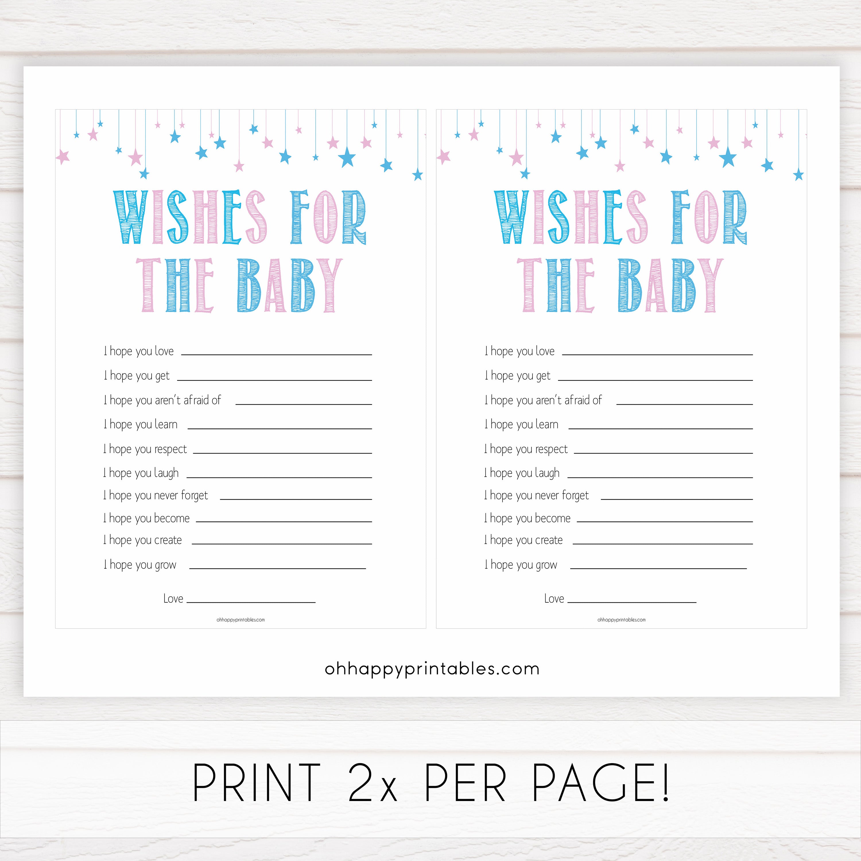 Gender reveal baby games, wishes for the baby baby game, gender reveal shower, fun baby games, gender reveal ideas, popular baby games, best baby games, printable baby games, gender reveal baby games