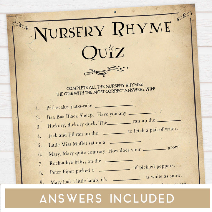 10 Wizard baby shower games, printable baby shower games, Harry Potter baby games, Harry Potter baby shower, fun baby shower games,  fun baby ideas