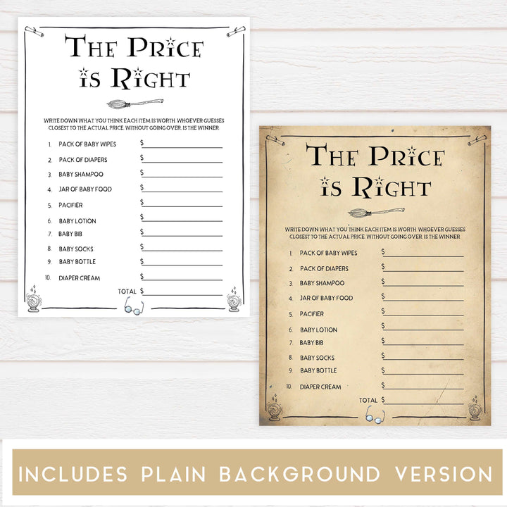 10 Wizard baby shower games, printable baby shower games, Harry Potter baby games, Harry Potter baby shower, fun baby shower games,  fun baby ideas