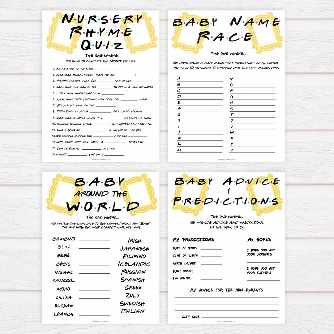 10 baby shower games, Printable baby shower games, friends fun baby games, baby shower games, fun baby shower ideas, top baby shower ideas, friends baby shower, friends baby shower ideas