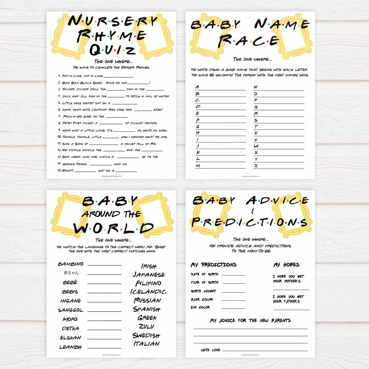 10 baby shower games, Printable baby shower games, friends fun baby games, baby shower games, fun baby shower ideas, top baby shower ideas, friends baby shower, friends baby shower ideas