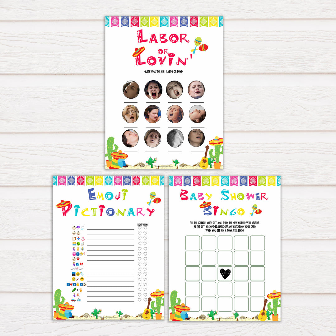 baby games bundle, printable baby games pack, Printable baby shower games, Mexican fiesta fun baby games, baby shower games, fun baby shower ideas, top baby shower ideas, fiesta shower baby shower, fiesta baby shower ideas