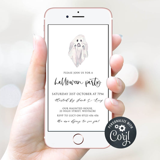 halloween invitations, editable halloween invitations, printable halloween invitations, spooky halloween invitations