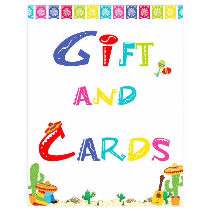 gifts and cards baby table signs, Mexican fiesta baby decor, printable baby table signs, printable baby decor, baby Mexican fiesta table signs, fun baby signs, baby fiesta fun baby table signs