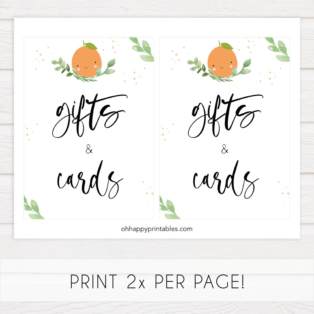 gifts and cards baby table signs, Little cutie baby decor, printable baby table signs, printable baby decor, baby little cutie table signs, fun baby signs, baby little cutie fun baby table signs