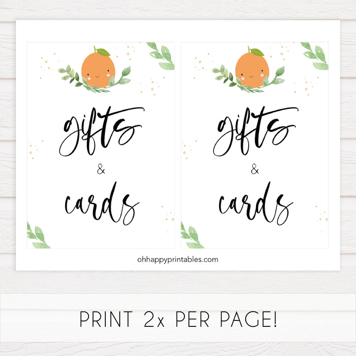 gifts and cards baby table signs, Little cutie baby decor, printable baby table signs, printable baby decor, baby little cutie table signs, fun baby signs, baby little cutie fun baby table signs