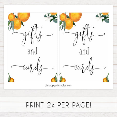 gifts and cards baby shower table signs, Little cutie baby decor, printable baby table signs, printable baby decor, baby little cutie table signs, fun baby signs, baby little cutie fun baby table signs, citrus baby shower signs,  Little cutie baby signs, Little cutie baby decor, Little cutie baby shower, Little cutie signs, Citrus baby shower, Orange baby shower, Citrus orange baby shower, Citrus baby shower table signs,
