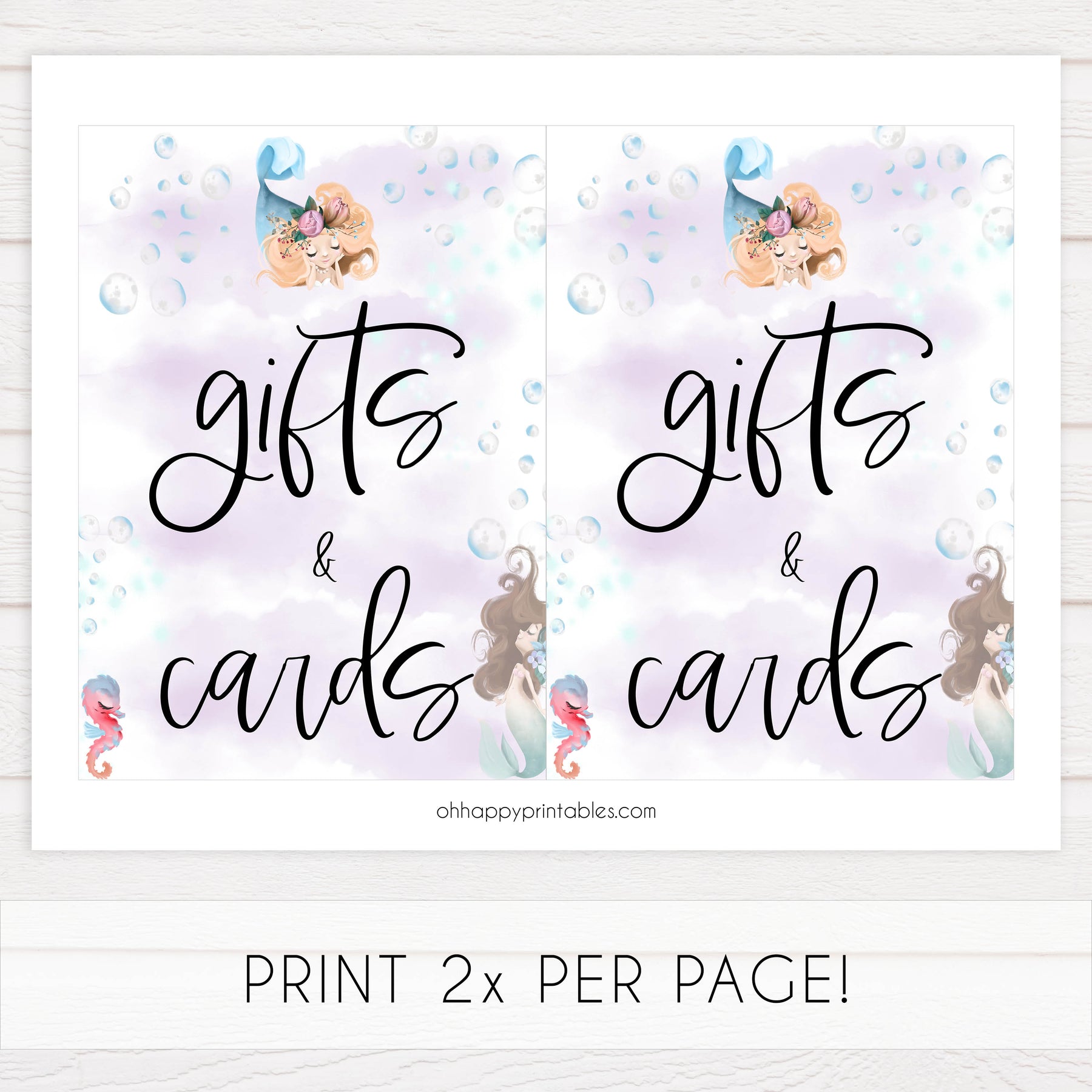 8 baby shower table signs, Little mermaid baby decor, printable baby table signs, printable baby decor, baby little mermaid table signs, fun baby signs, baby little mermaid fun baby table signs