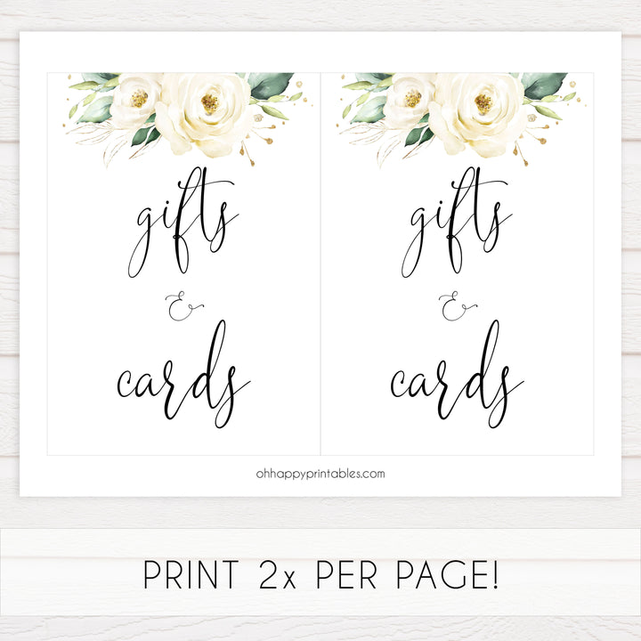 gifts and cards printable bridal signs, Printable bridal shower signs, floral bridal shower decor, floral bridal shower decor ideas, fun bridal shower decor, bridal shower game ideas, floral bridal shower ideas
