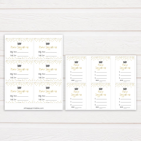 gold baby shower games, baby name suggestions games, printable baby games, fun baby games, popular baby games, baby shower games, gold baby games, print baby games, gold baby shower