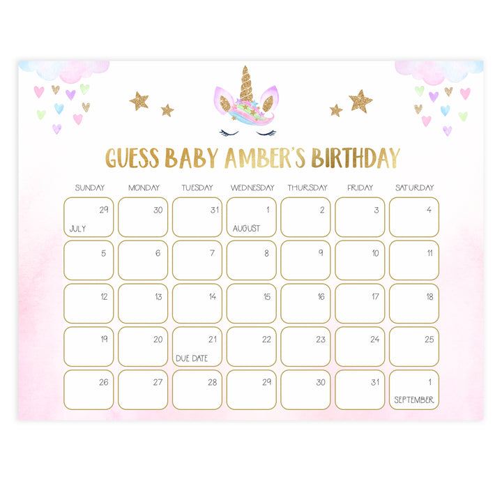 guess the baby birthday game, Printable baby shower games, unicorn baby games, baby shower games, fun baby shower ideas, top baby shower ideas, unicorn baby shower, baby shower games, fun unicorn baby shower ideas