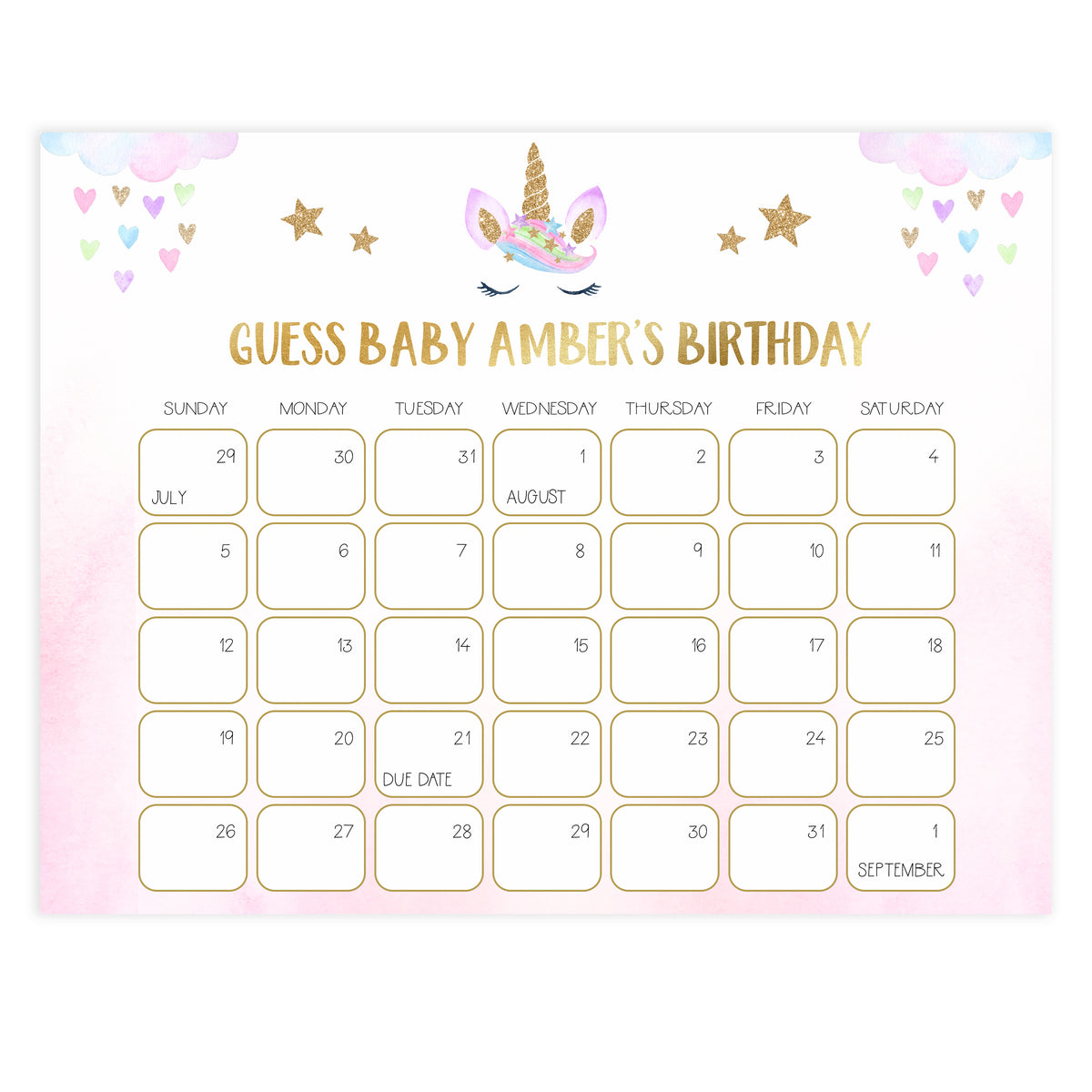 guess the baby birthday game, Printable baby shower games, unicorn baby games, baby shower games, fun baby shower ideas, top baby shower ideas, unicorn baby shower, baby shower games, fun unicorn baby shower ideas