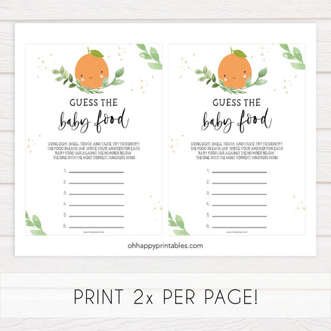 guess the baby food game, Printable baby shower games, little cutie baby games, baby shower games, fun baby shower ideas, top baby shower ideas, little cutie baby shower, baby shower games, fun little cutie baby shower ideas