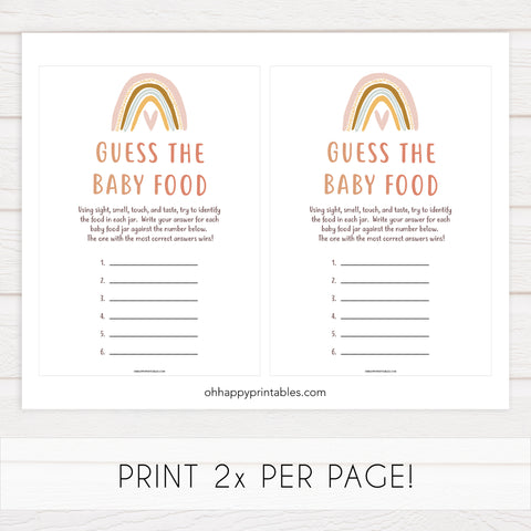 guess the baby birthday game, Printable baby shower games, boho rainbow baby games, baby shower games, fun baby shower ideas, top baby shower ideas, boho rainbow baby shower, baby shower games, fun boho rainbow baby shower ideas