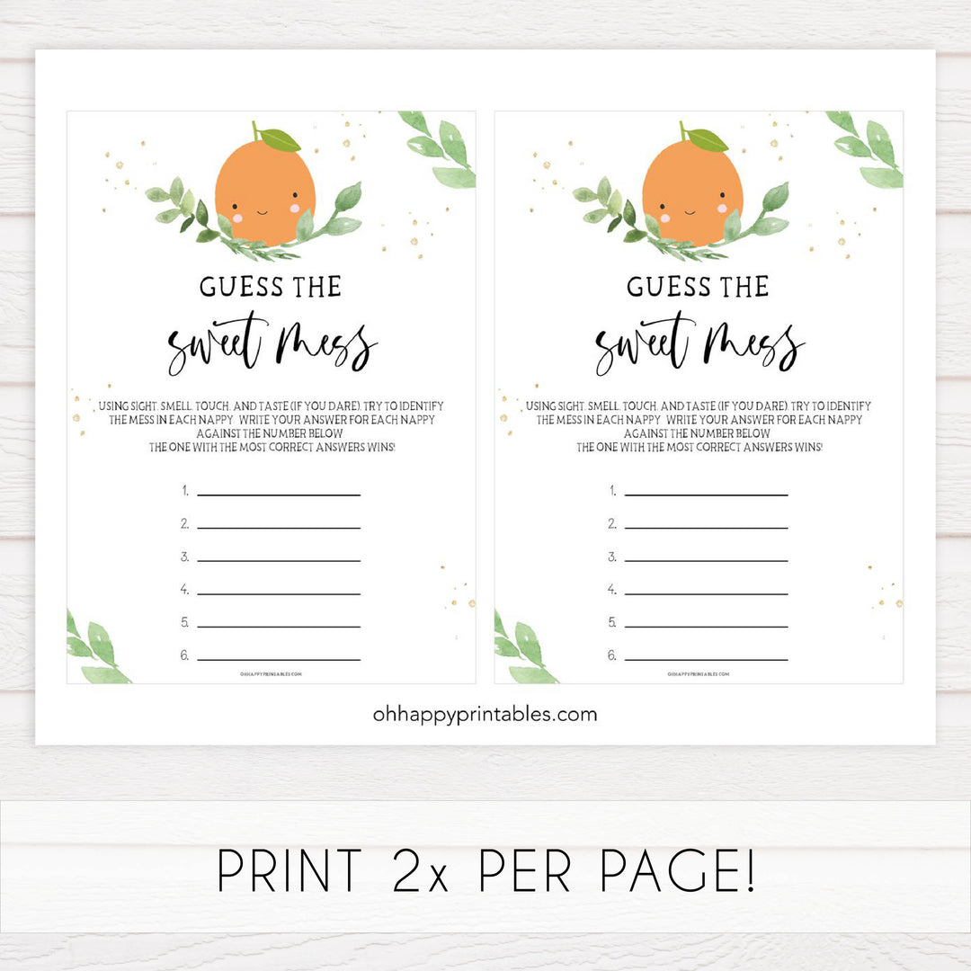 guess the sweet mess baby game, Printable baby shower games, little cutie baby games, baby shower games, fun baby shower ideas, top baby shower ideas, little cutie baby shower, baby shower games, fun little cutie baby shower ideas