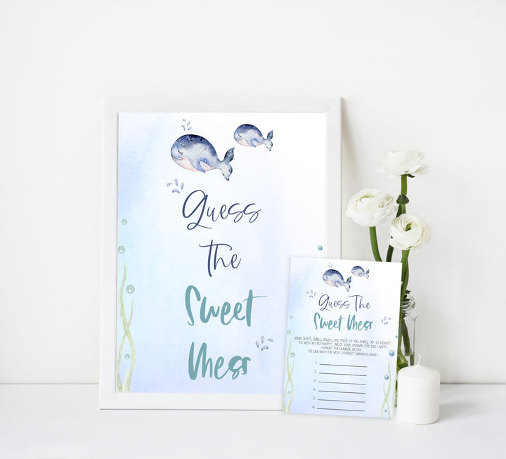 guess the sweet mess baby games, Printable baby shower games, whale baby games, baby shower games, fun baby shower ideas, top baby shower ideas, whale baby shower, baby shower games, fun whale baby shower ideas