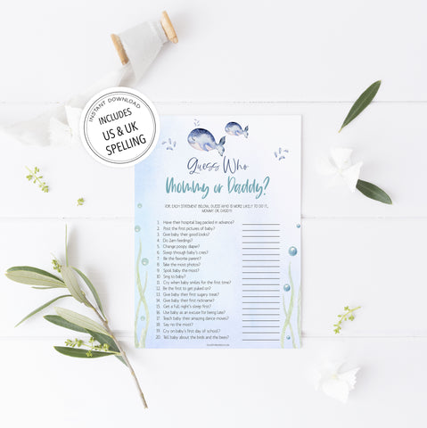 guess who baby shower games, Printable baby shower games, whale baby games, baby shower games, fun baby shower ideas, top baby shower ideas, whale baby shower, baby shower games, fun whale baby shower ideas