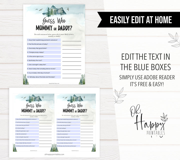 editable guess who baby game, Printable baby shower games, adventure awaits baby games, baby shower games, fun baby shower ideas, top baby shower ideas, adventure awaits baby shower, baby shower games, fun adventure baby shower ideas