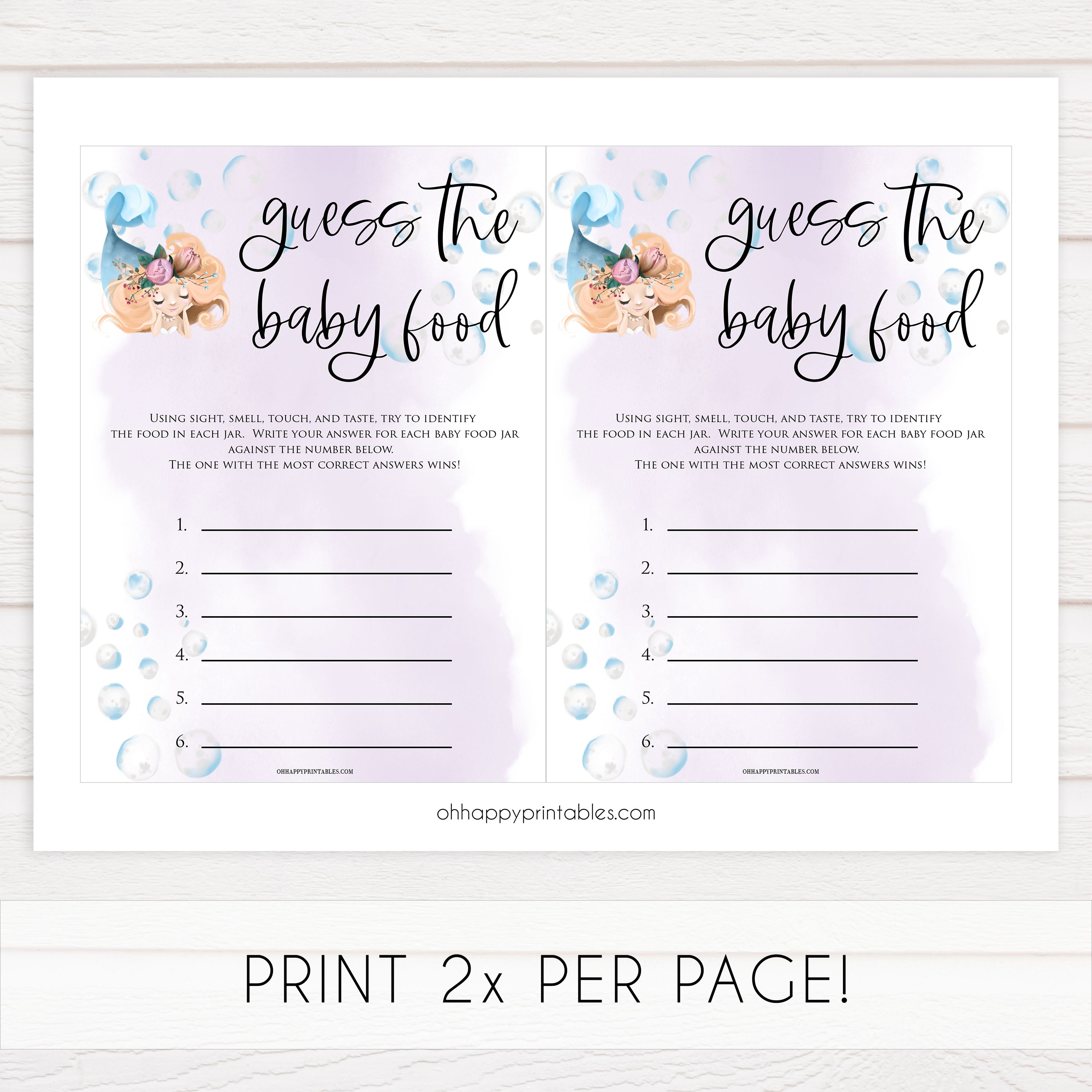 guess the baby food game, Printable baby shower games, little mermaid baby games, baby shower games, fun baby shower ideas, top baby shower ideas, little mermaid baby shower, baby shower games, pink hearts baby shower ideas