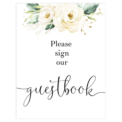 guestbook baby shower table sign, Printable baby shower games, shite floral baby games, baby shower games, fun baby shower ideas, top baby shower ideas, floral baby shower, baby shower games, fun floral baby shower ideas