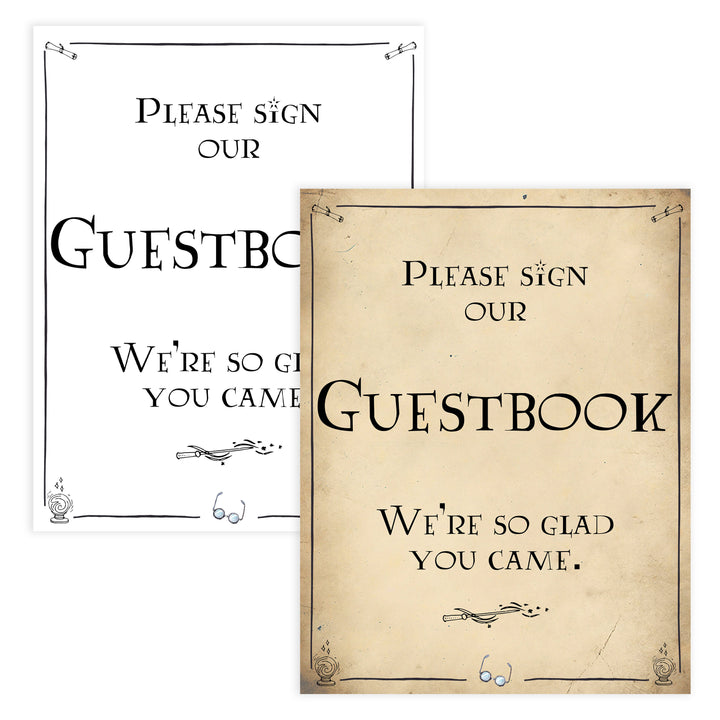 Guestbook Sign - Wizard