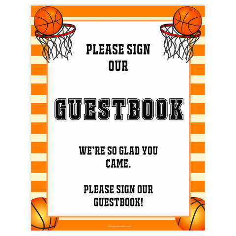guestbook sign, guestbook baby sign, Basketball baby decor, printable baby table signs, printable baby decor, Basketball table signs, fun baby signs, Basketball fun baby table signs