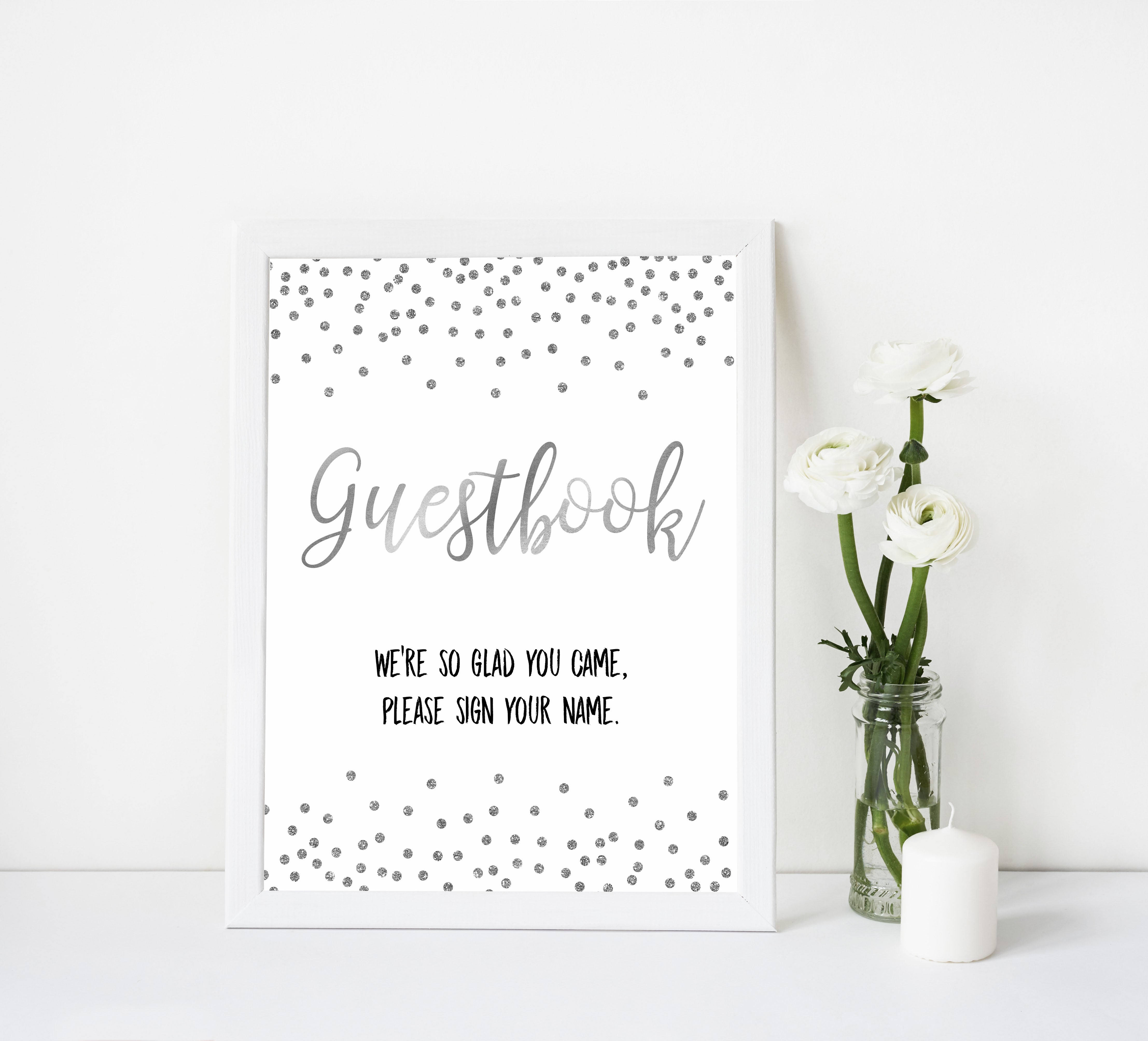 8 baby shower signs, baby table signs bundle, Baby silver glitter baby decor, printable baby table signs, printable baby decor, baby silver glitter table signs, fun baby signs, baby silver fun baby table signs