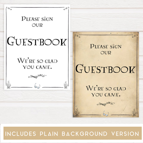 Guestbook Sign - Wizard