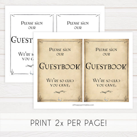 Guestbook Sign - Wizard