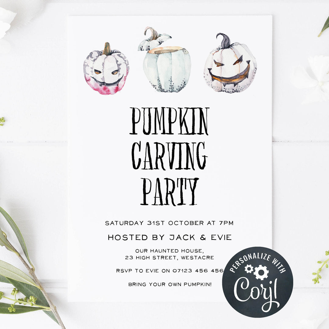 halloween invitations, editable halloween invitations, printable halloween invitations, spooky halloween invitations