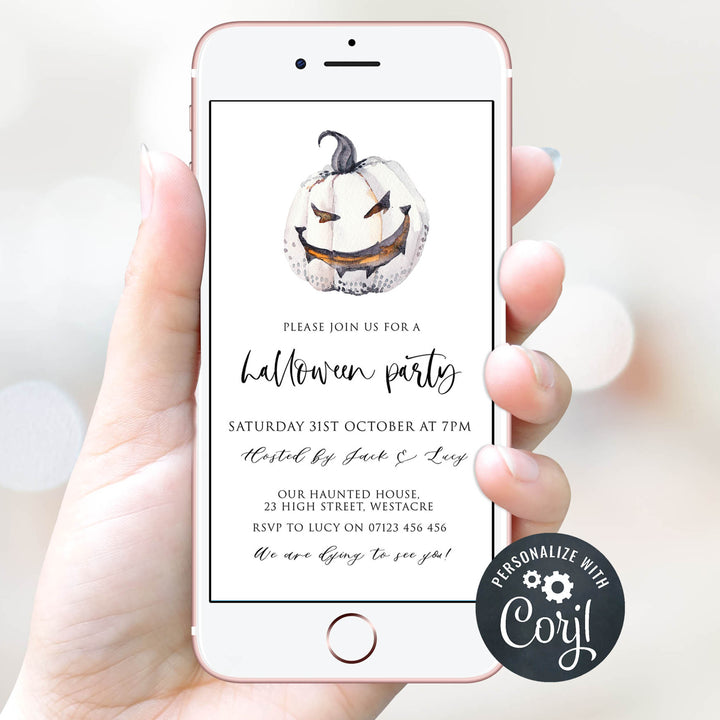 halloween invitations, editable halloween invitations, printable halloween invitations, spooky halloween invitations