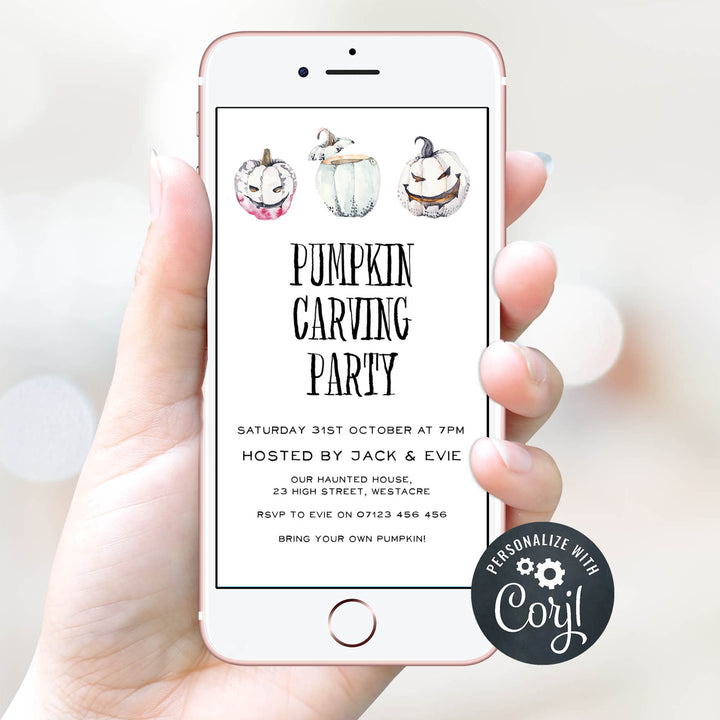 halloween invitations, editable halloween invitations, printable halloween invitations, spooky halloween invitations