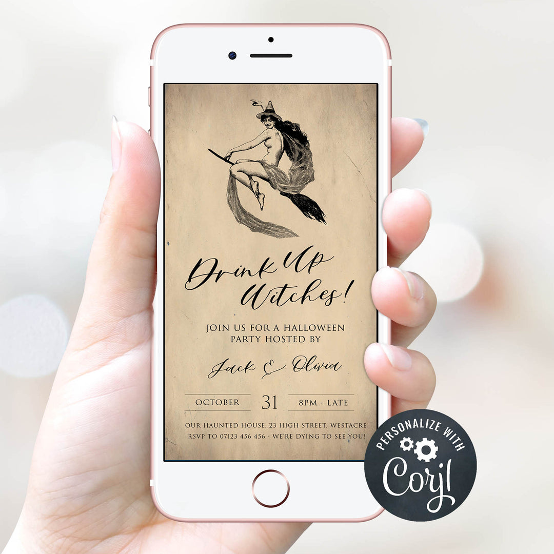 halloween invitations, editable halloween invitations, printable halloween invitations, spooky halloween invitations