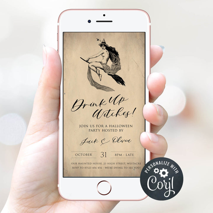 halloween invitations, editable halloween invitations, printable halloween invitations, spooky halloween invitations