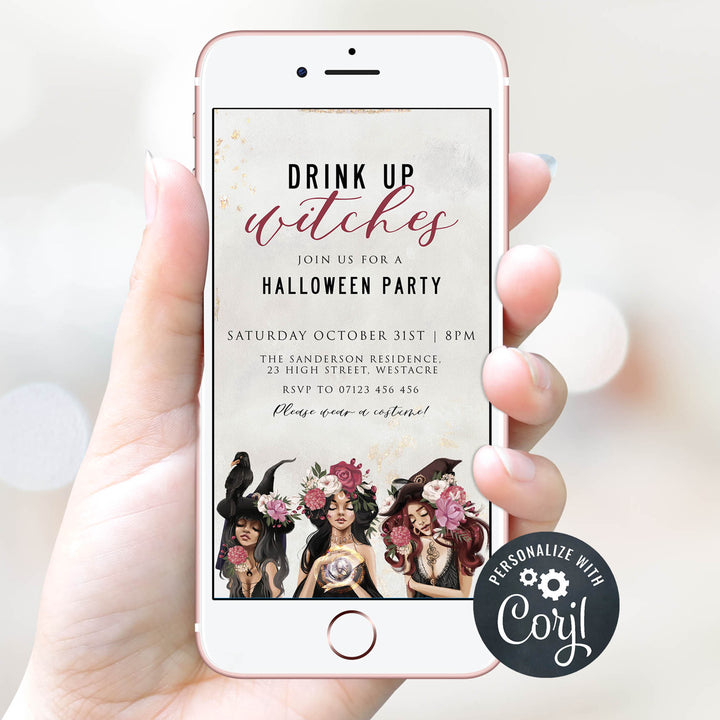 halloween invitations, editable halloween invitations, printable halloween invitations, spooky halloween invitations