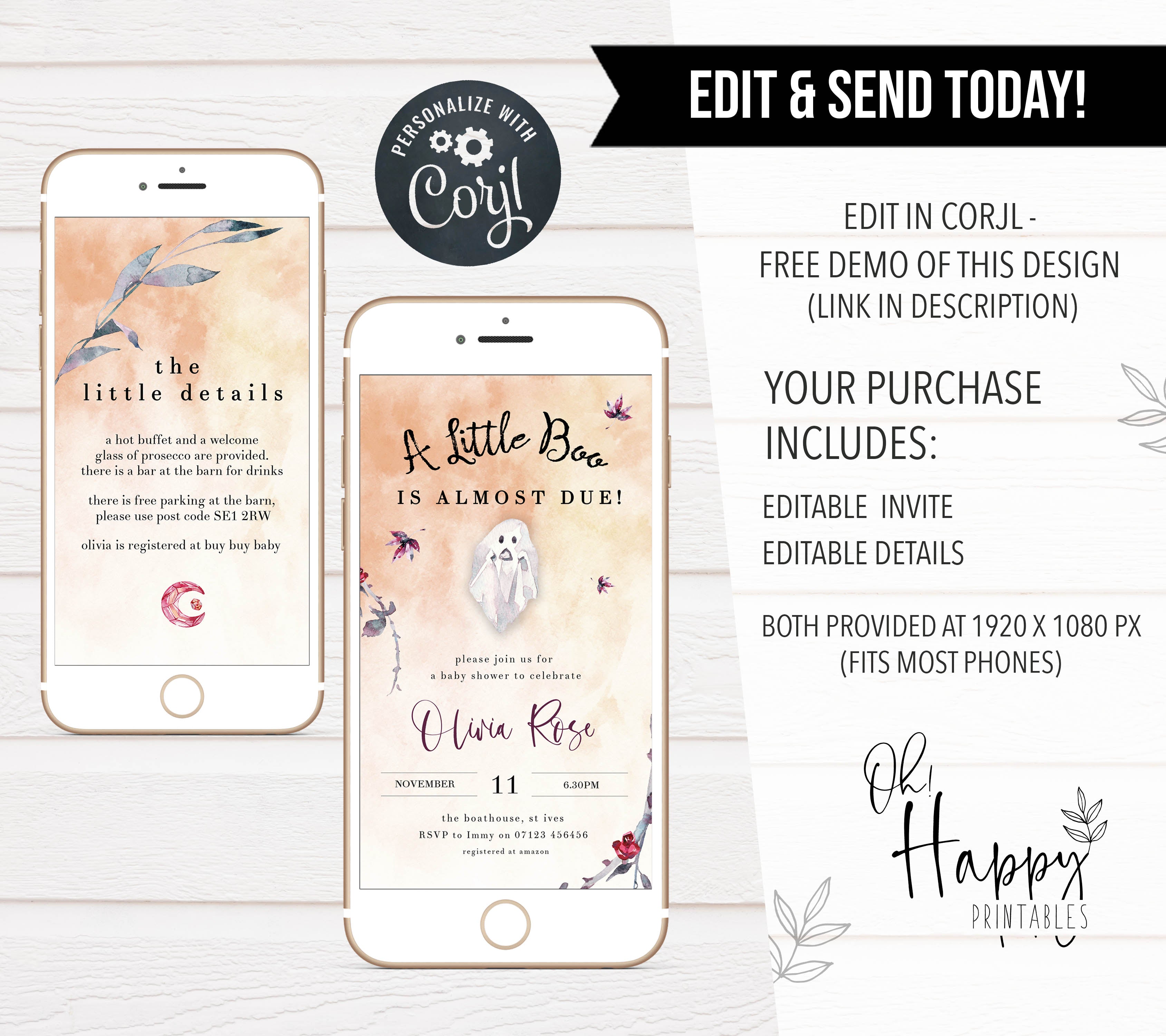 a little boo baby shower invitations, editable halloween pumpkin baby shower invitations, printable halloween baby shower invitations, halloween baby shower theme