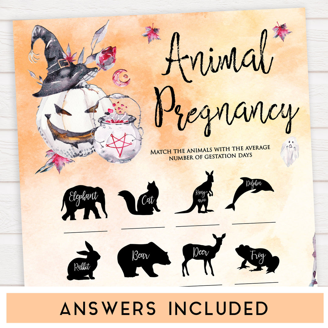 Halloween pumpkin baby games, animal pregnancy baby games, printable baby games, best baby games, top baby games halloween baby shower, halloween baby ideas, best baby games